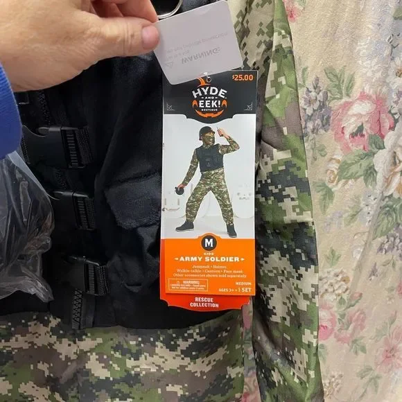 Army soldier dress up Halloween costume - Picture 4 of 7